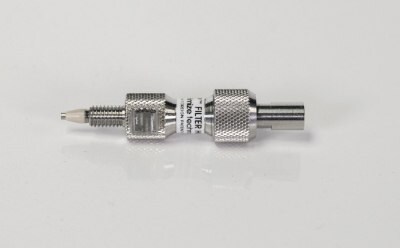 Supelco® direct connect guard cartridge that does not require any connecting tubing to connect to the analytical column; it screws right into the column inlet