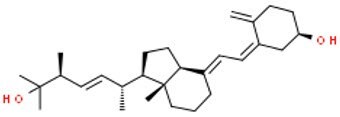 3-epi-25-hydroxyvitamin D2 schematic