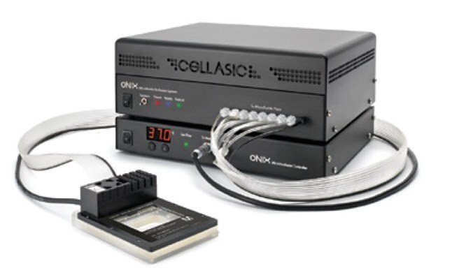 CellASIC® ONIX Microfluidic Platform with the microfluidic system