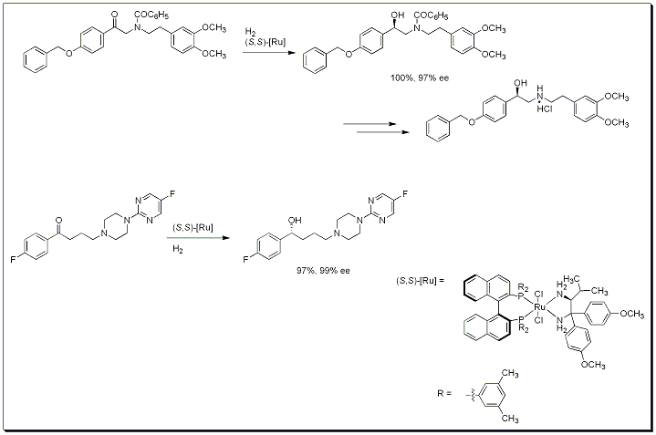 Asymmetric Hydrogenation of Amino Ketones Image