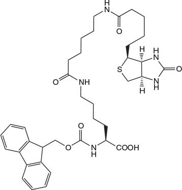 Fmoc-Lys(biotinyl-ε-aminocaproyl)-OH