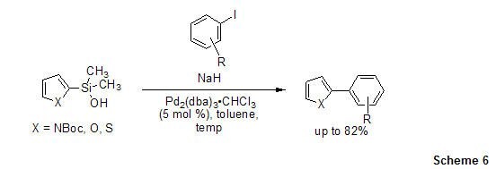 Aryl(dimethyl)silanol coupling