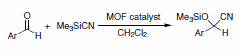 cyanosilylation of carbonyls