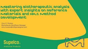 This webinar will show how to enhance understanding of improving precision in biotherapeutic characterization through innovative methodologies.