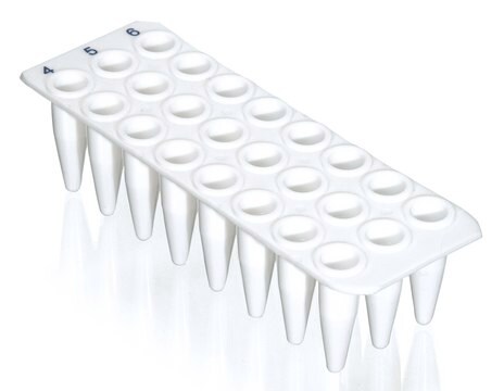 BRAND&#174; 24-well PCR plate no skirt, white