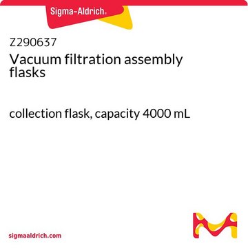 Vakuumfiltrationssystemkolben collection flask, capacity 4000&#160;mL