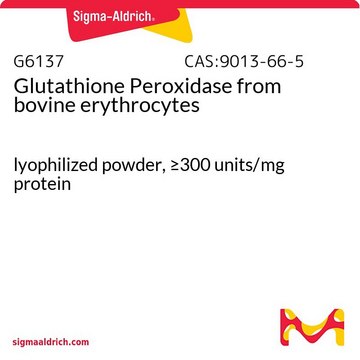 Glutathione Peroxidase from bovine erythrocytes lyophilized powder, &#8805;300&#160;units/mg protein