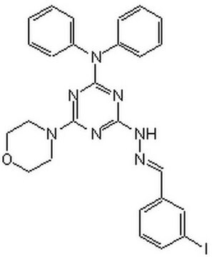 Vacuolin-1&nbsp;– CAS 351986-85-1&nbsp;– Calbiochem A cell-permeable triazine based compound that inhibits Ca2+-dependent fusion of lysosomes with the plasma membrane and the release of lysosomal content, without affecting enlargeosomes or other membrane-bound organelles.