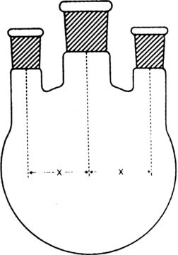 Quickfit&#174; three-neck round-bottom flasks with vertical necks capacity 5,000&#160;mL, center joint: ST/NS 34/35