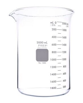 PYREX&#174; Griffin beakers Low form, capacity 2,000&#160;mL