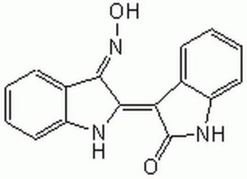 Indirubin-3&#8242;-monoxim A potent, reversible, and ATP-compatible inhibitor of GSK-3&#946; (glycogen synthase kinase 3&#946;), Cdk1 (cyclin-dependent kinase1) and Cdk5 (IC&#8325;&#8320; = 22 nM, 180 nM, and 100 nM, respectively).