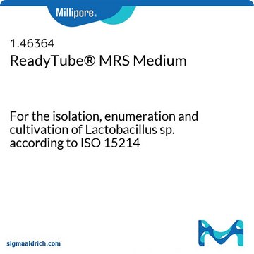 ReadyTube&#174; MRS Medium For the isolation, enumeration and cultivation of Lactobacillus sp. according to ISO 15214