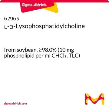 L-&#945;-リソホスファチジルコリン from soybean, &#8805;98.0% (10 mg phospholipid per ml CHCl3, TLC)