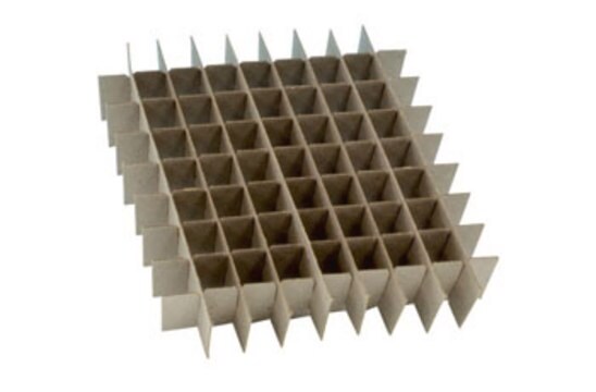 Freezer box divider to hold, 100&#160;tubes, pk of 12