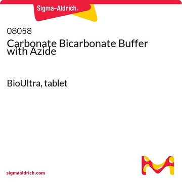 Carbonat-Bicarbonat Puffer mit Azid BioUltra, tablet