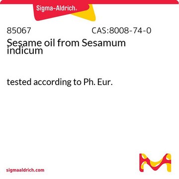 Sesame oil from Sesamum indicum tested according to Ph. Eur.