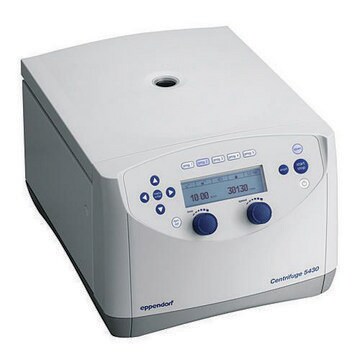 Eppendorf&#174; Centrifuge 5430/5430R 5430, non-refrigerated, with rotor FA-45-30-11, rotary knobs, AC/DC input 120 V, 60 Hz, US 3-pin plug (US)