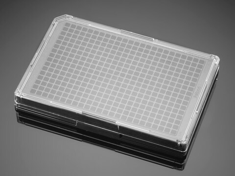 Corning&#174; BioCoat&#8482; Collagen I Microplate well size 384&#160;wells, flat bottom clear black wells, lid, sterile