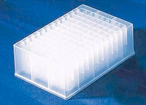 Corning&#174;-Deep-Well-Platte mit 96 Wells, Polypropylen V-bottom clear, polypropylene, bag of 5 ×, sterile, lid: no