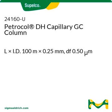 Petrocol&#174; DHキャピラリーGCカラム L × I.D. 100&#160;m × 0.25&#160;mm, df 0.50&#160;&#956;m