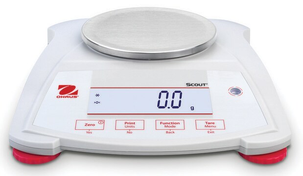 Ohaus&#174; Scout&#174; SPX Balance Model SPX222, weighing capacity 220&#160;g, resolution: 0.01&#160;g