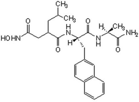 TAPI-0, CAS-Nr. 143457-40-3, Calbiochem TAPI-0, CAS 143457-40-3, is a hydroxamate-based inhibitor of collagenase, gelatinase, and TACE (TNF-&#945; converting enzyme/ADAM17; IC&#8325;&#8320; = 100 nM).