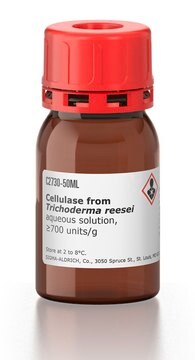 Cellulase from Trichoderma reesei aqueous solution, &#8805;700&#160;units/g