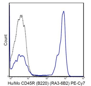 Przeciwciało anty-CD45R (B220) (człowiek/mysz), PE-Cy7, klon RA3-6B2 clone RA3-6B2, 0.2&#160;mg/mL, from rat