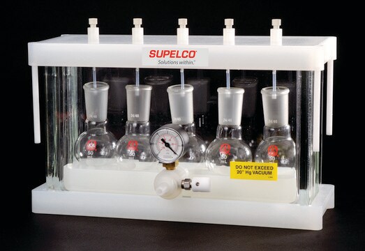 Visiprep&#8482; 5-port Flask Vacuum Manifold standard