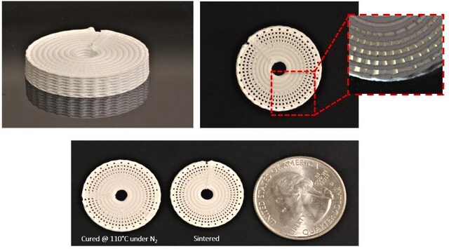 3D Printable Yttria-stabilized Zirconium(IV) Oxide Ink