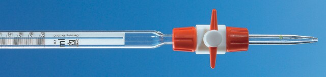 BRAND&#174; compact SILBERBRAND burette, with PTFE stopcock volume 50&#160;mL