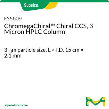 ChromegaChiral&#8482; Chiral CCS, 3 Micron HPLC Column 3&#160;&#956;m particle size, L × I.D. 15&#160;cm × 2.1&#160;mm