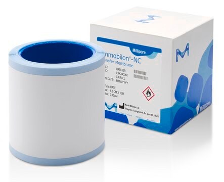 Immobilon&#174;-NC NOW Bundle 2 rolls, 8.5 cm x 10 m, 0.45 &#181;m pore size, Triton-free, mixed cellulose esters transfer membrane, 1 dispenser included