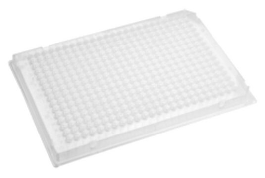 Corning&#174; Axygen&#174; PCR Microplate size 384&#160;wells, Full Skirt, conical bottom clear polypropylene wells, clear, maximum volume 40&#160;&#956;L, pkg of 5x10plates/cs