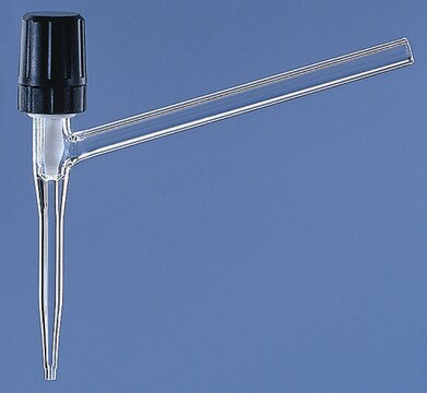 BRAND&#174;针阀旋塞，适用于滴定管和带PTFE锭子的自动滴定管 Straight, for burette capacity 2-50 mL