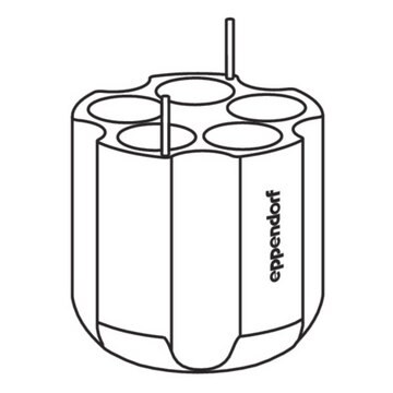 Adapter for Eppendorf&#174; S-4-104 capacity, 5 x 50 mL conical tubes, pack of 2