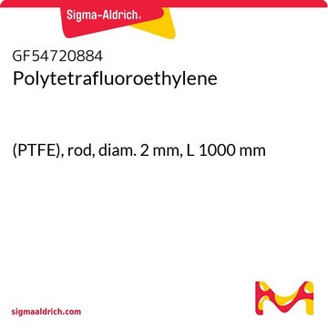 Polytetrafluoroethylene (PTFE), rod, diam. 2&#160;mm, L 1000&#160;mm