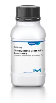 Thioglycolate Broth with Resazurine suitable for microbiology, NutriSelect&#174; Plus