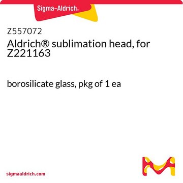 Aldrich&#174; sublimation head, for Z221163 borosilicate glass, pkg of 1&#160;ea