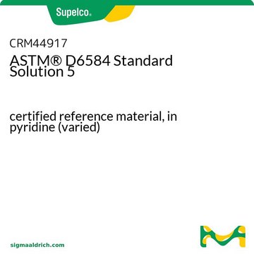 ASTM&#174; D6584 标准溶液 5 certified reference material, in pyridine (varied)