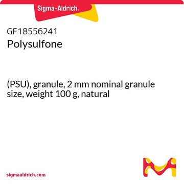 Polysulfone (PSU), granule, 2&#160;mm nominal granule size, weight 100&#160;g, natural