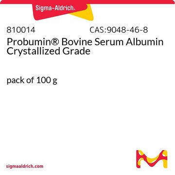 Probumin&#174; Bovine Serum Albumin Crystallized Grade pack of 100&#160;g