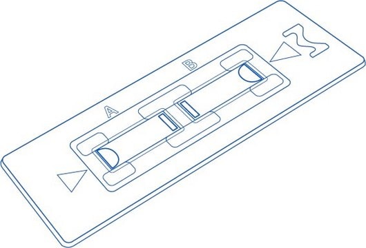 Millicell&#174;一次性血细胞计数板 Neubauer Improved ruling pattern, 2 chambers/slide, 10 &#181;L loading volume, individually wrapped