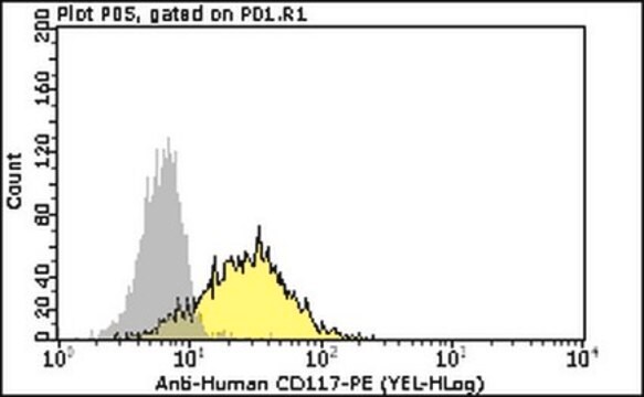 Milli-Mark&#174; Anti-CD117 Antibody, c-kit-PE, clone 104D2 clone 104D2, Milli-Mark&#174;, from mouse