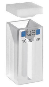 Hellma&#174; Mikro-Küvetten für Absorptionsmessungen High Performance Quartz Glass, spectral range 200-2,500 nm, pathlength 10&#160;mm, chamber volume 300&#160;&#956;L