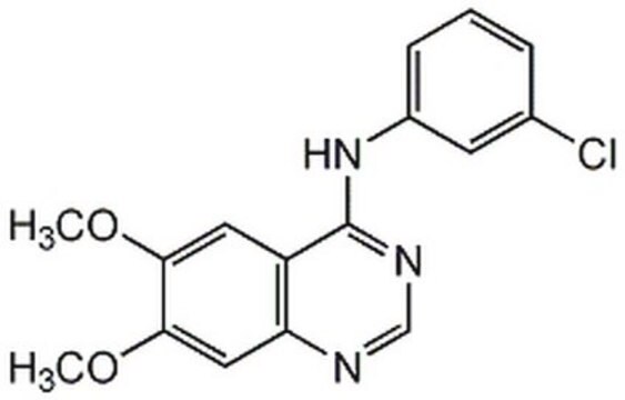 AG 1478, CAS-Nr. 175178-82-2, Calbiochem A cell-permeable, reversible, ATP-competitive, highly potent and selective inhibitor of epidermal growth factor receptor kinase versus HER2-neu and platelet-derived growth factor receptor kinase.