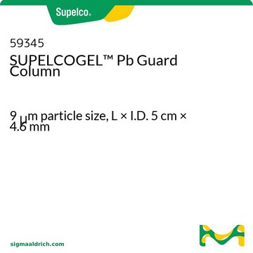 SUPELCOGEL&#8482; Pb-Vorsäule 9&#160;&#956;m particle size, L × I.D. 5&#160;cm × 4.6&#160;mm