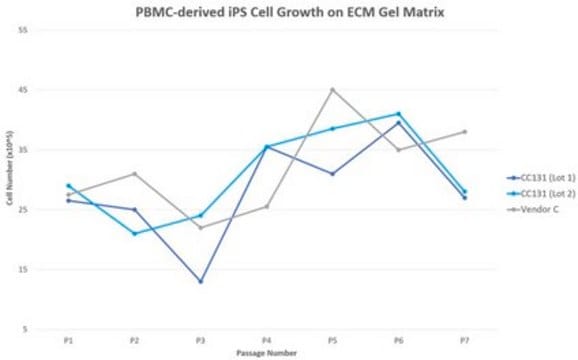 Żel ECM zakwalifikowany do komórek macierzystych Stem cell qualified basement membrane extract (BME) for human ES and iPS cell culture.