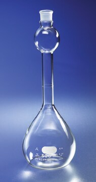 Pyrex&#174; volumetric mixing flask, with ST stopper capacity 250&#160;mL