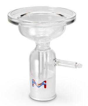 Base et bouchon Millipore pour filtration sous vide 90 mm, For use with stainless steel screen support, Screen sold separately